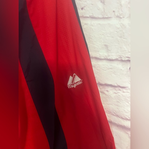 Majestic Boston Red Sox 1/4 zip Windbreaker Jacket - Picture 8 of 13